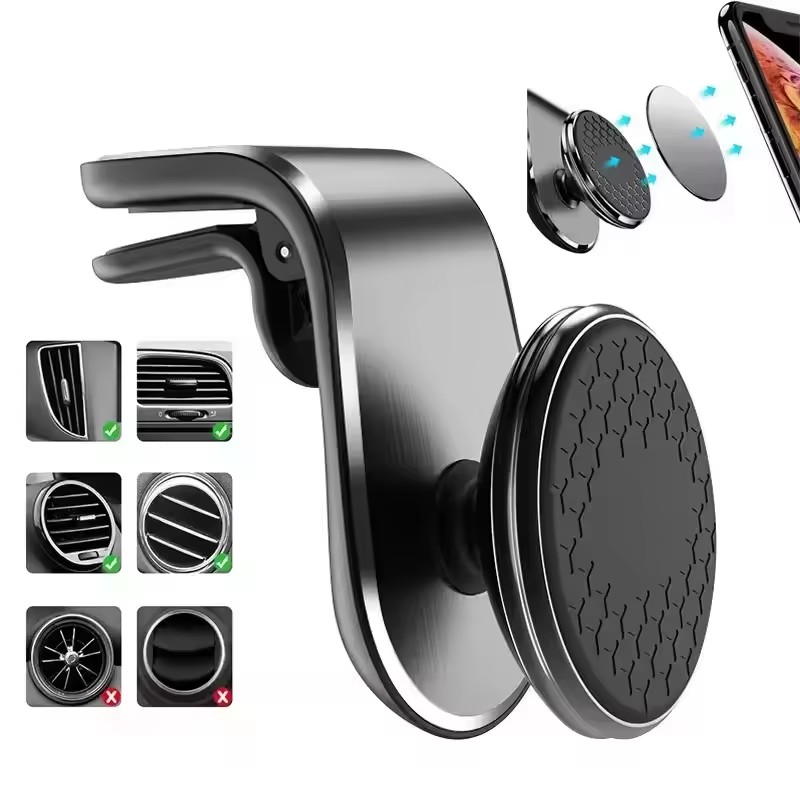 Magnetic Phone Holder For Car Vent - Магнитный автомобильный держатель для телефона, универсальный,