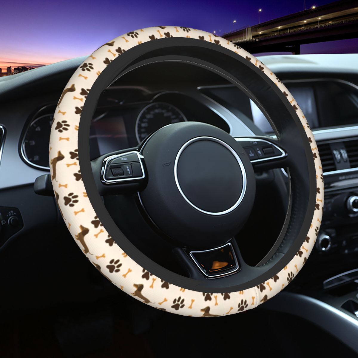 Милый чехол на руль автомобиля – обзор и цена Car Steering Wheel Cover Anti Slip Breathable
