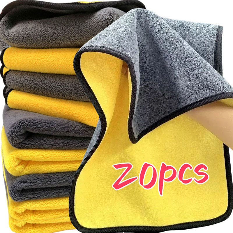 1/20 шт., тряпки из микрофибры – обзор и цена Microfiber Car Drying Towel Super Absorbent