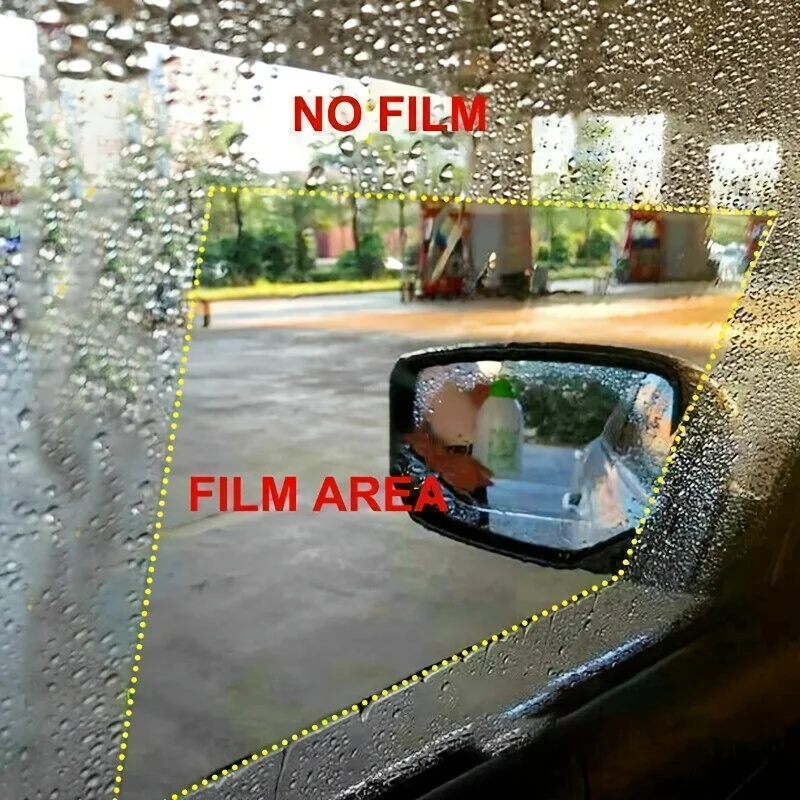 4 шт. защитной пленки для авто – обзор и цена Anti Glare Car Rearview Mirror Film
