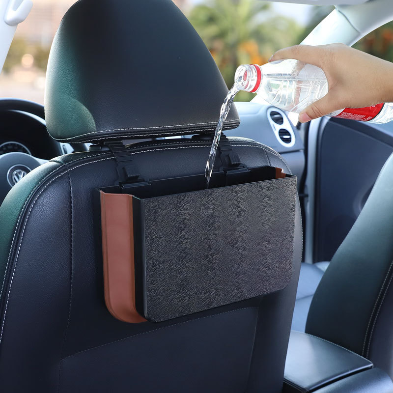 Автомобильная мусорная корзина – обзор и цена Waterproof Car Trash Can With Lid